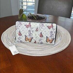 NWT Butterfly Print Wallet